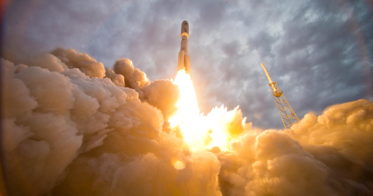 Rocket Launch Sends Communications Satellite Into Space CBS News