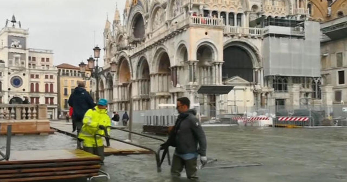 Venice Hit By Severe Flooding CBS News