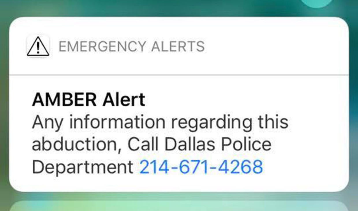 Dallas Police Department Blames Dps For Botched Amber Alert Sunday