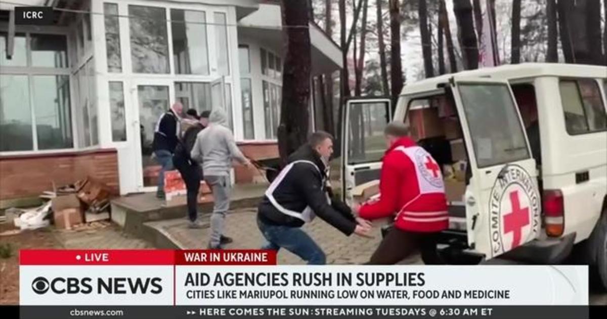 Red Cross Workers On The Ground Helping Evacuate Civilians In Ukraine