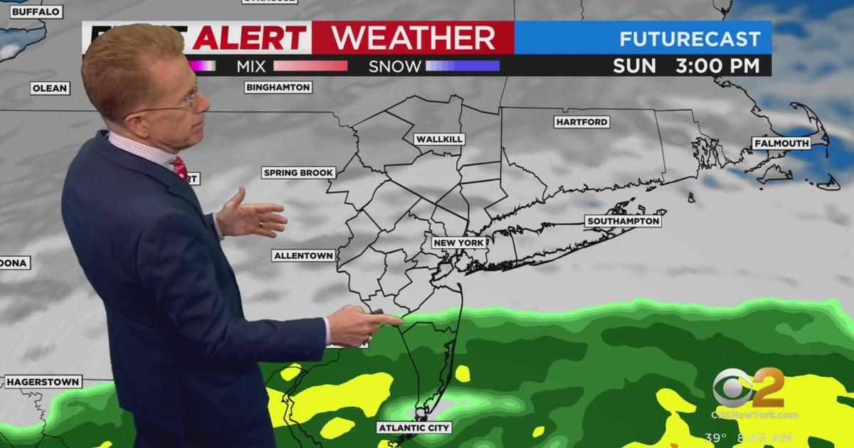 First Alert Weather Cbs S Sunday Morning Update Cbs New York