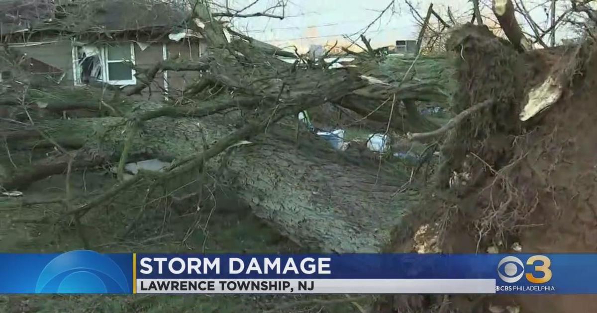 Officials Investigating Storm Damage In Mercer County New Jersey CBS