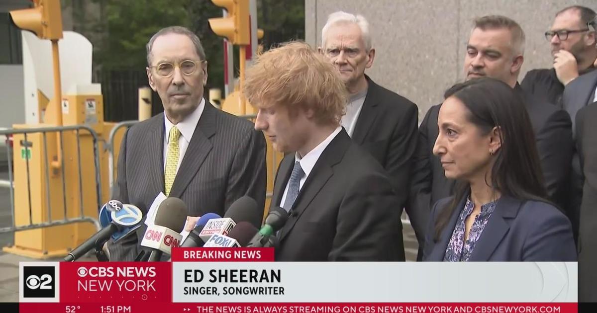 Ed Sheeran Speaks After Jury Finds He Didn T Copy Marvin Gaye Cbs New