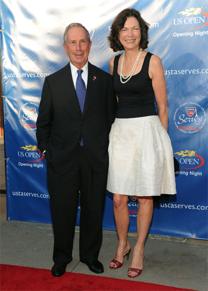 Michael Bloomberg and Diana Taylor 