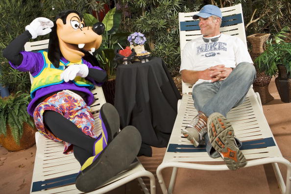 Brett Favre Visits Walt Disney World 