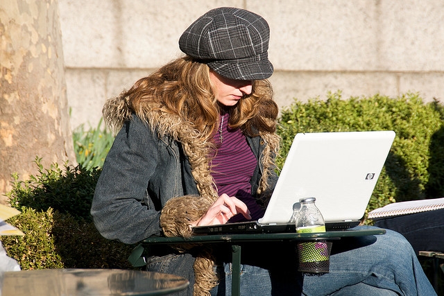 Woman with Laptop 