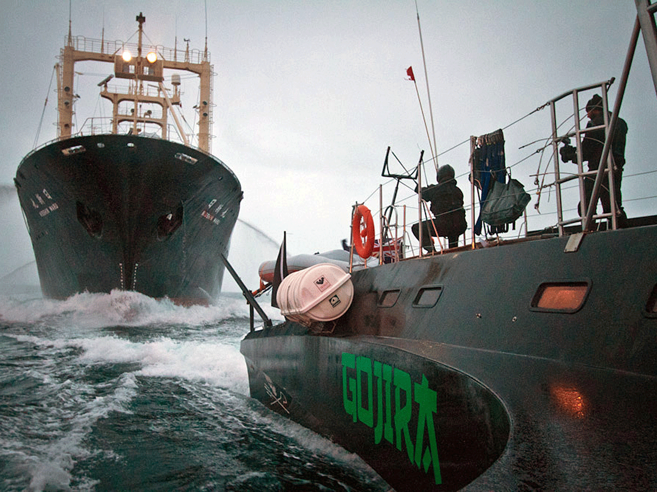 Sea Shepherd Activists Wage War on Japanese Whalers 