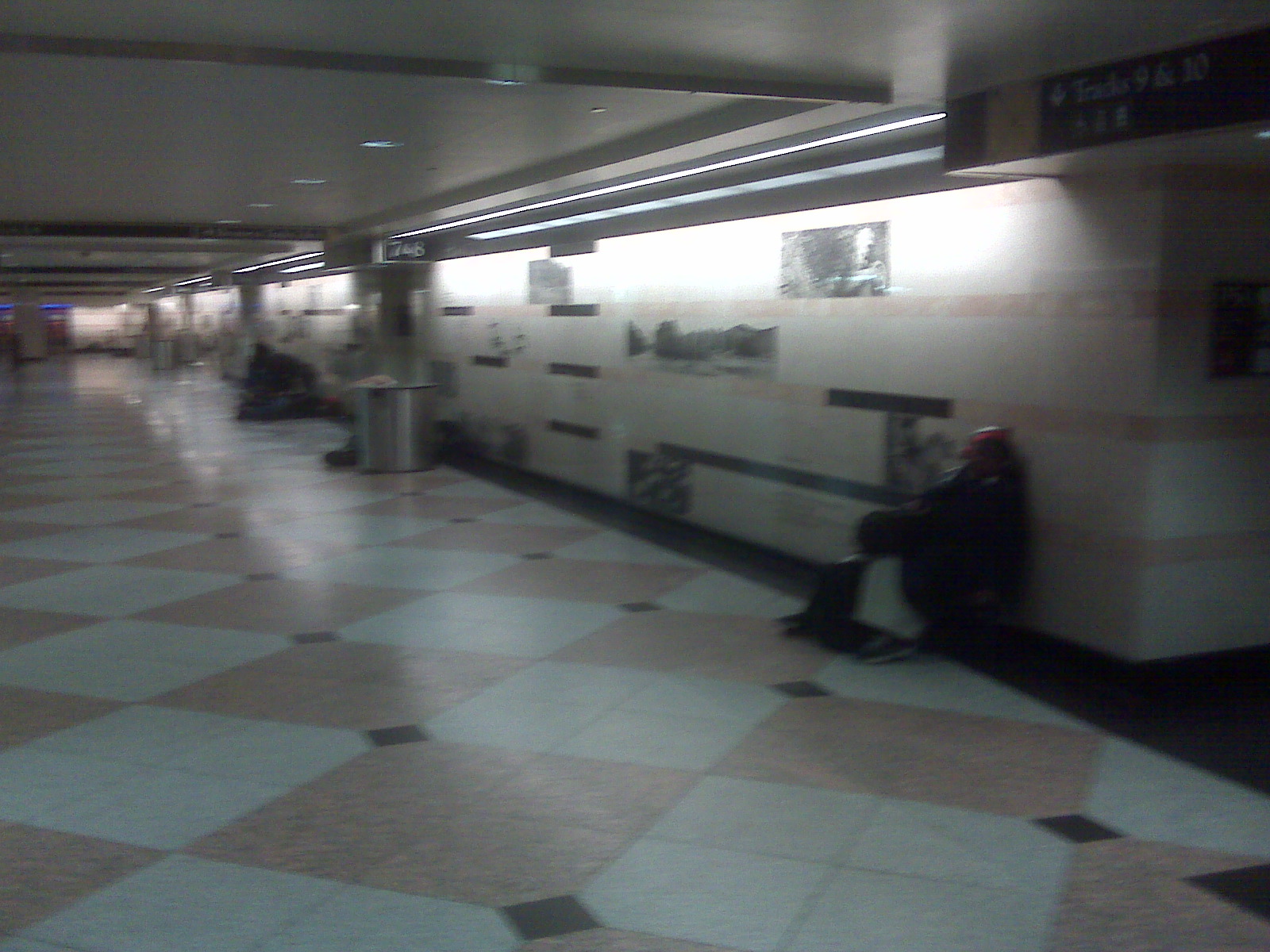 Penn Station homeless man 