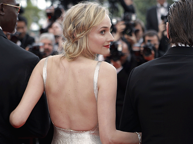 Actress Diane Kruger arrives for the screening of "Sleeping Beauty" at the 64th Cannes Film Festival on May 12, 2011, in Cannes, France.