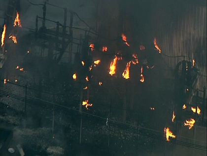 Bayonne Chemical Plant Fire 