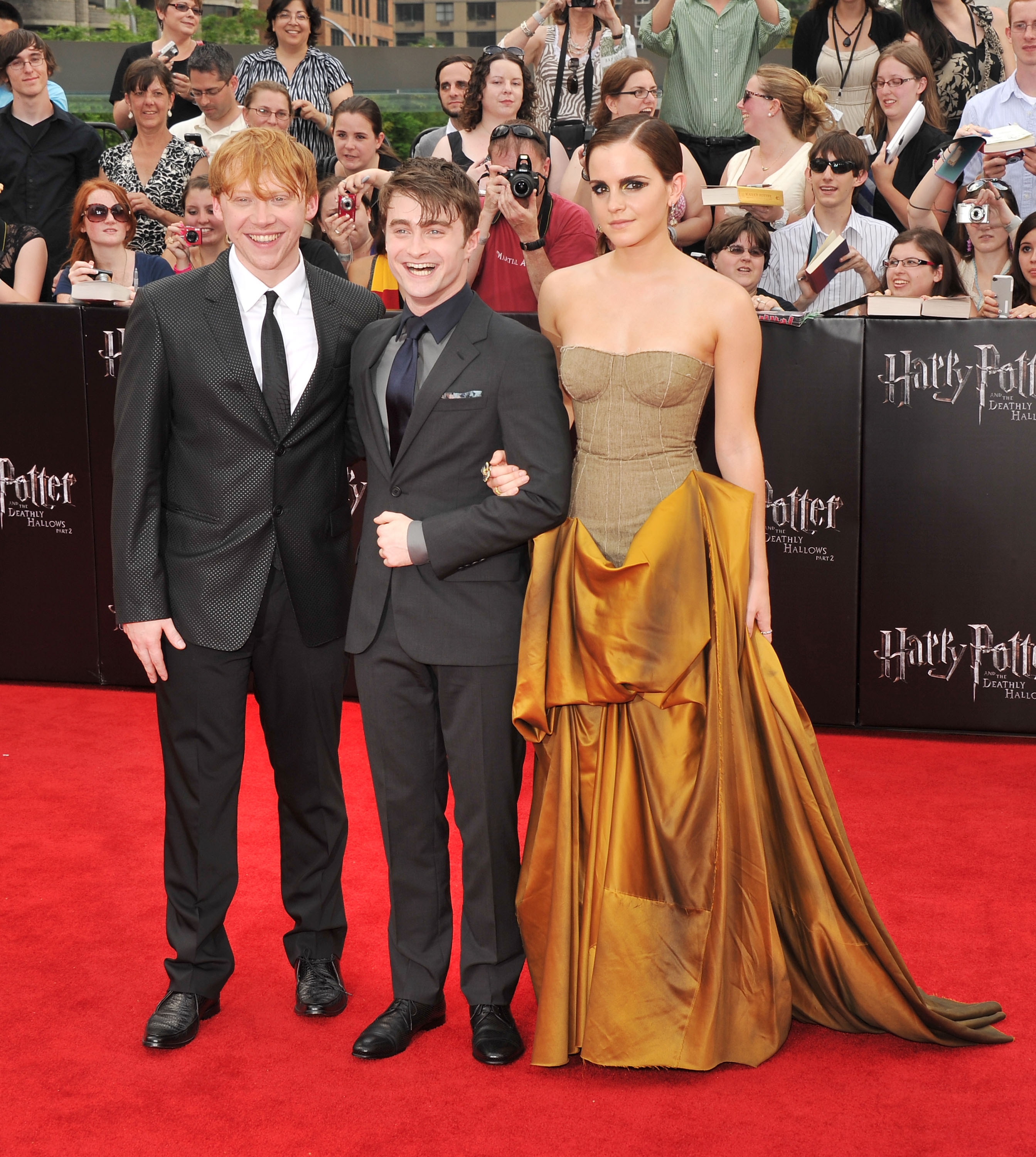 Rupert Grint, Dan Radcliffe, Emma Watson 