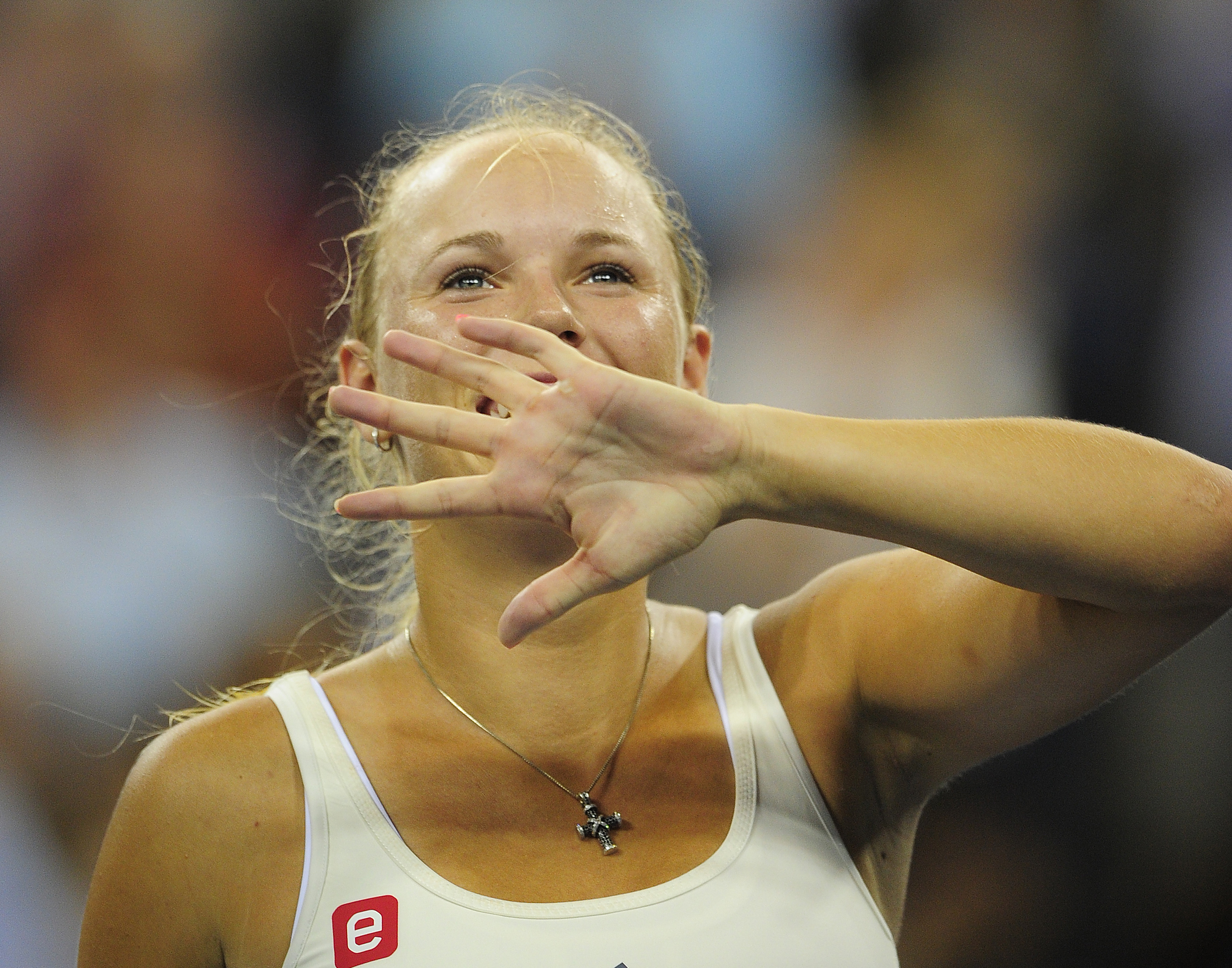 Danish tennis player Caroline Wozniacki 