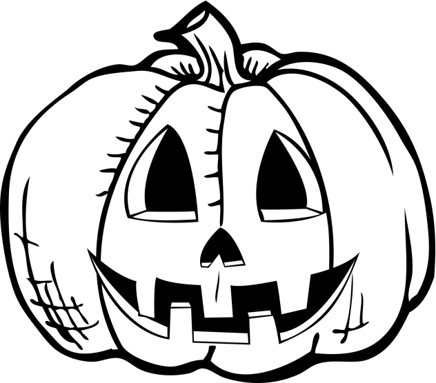 Halloween pumpkin drawing 