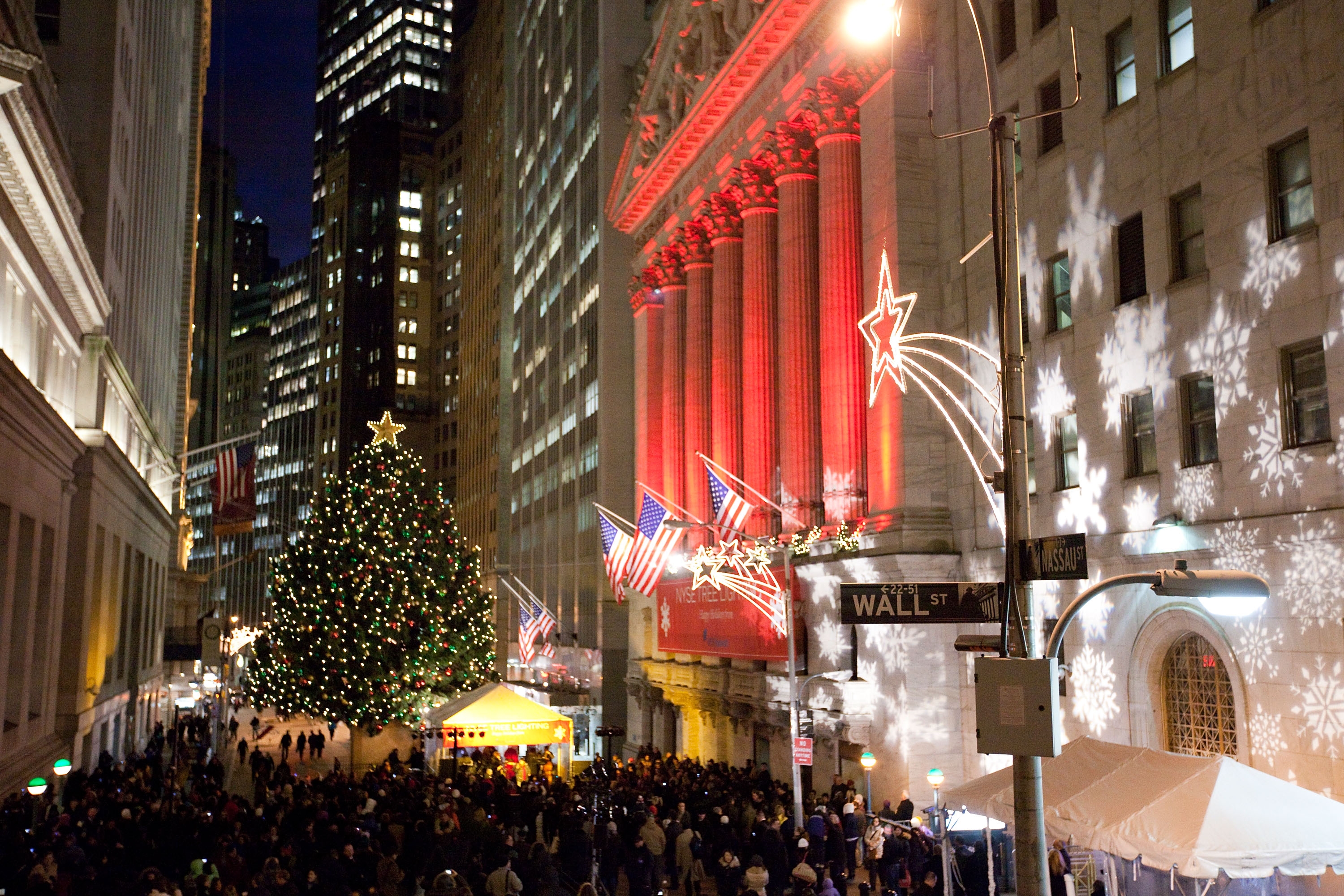 NYSE Christmas Tree 
