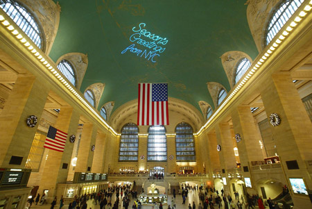 Grand Central Terminal Light Show 