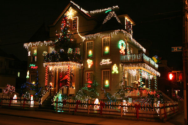 Christmas Lights in Dyker Heights  