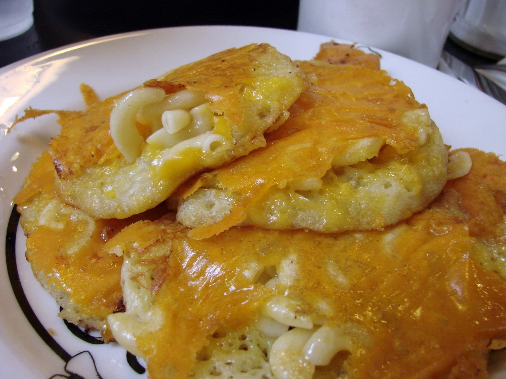 Mac and Cheese Pancakes 