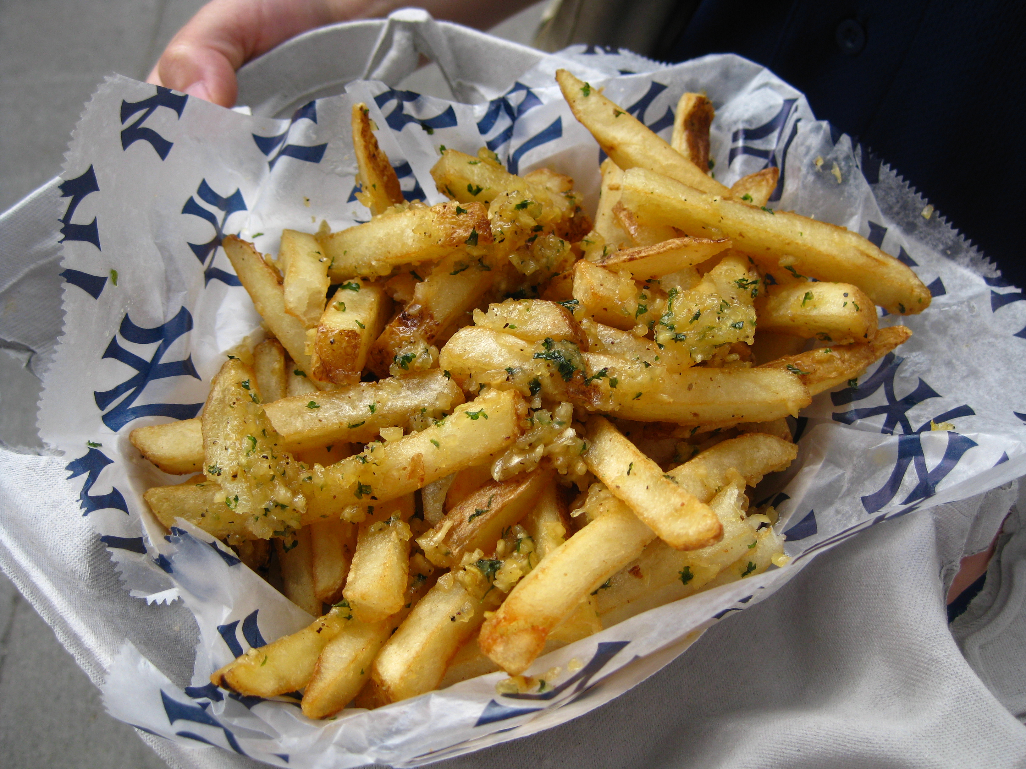 Garlic Fries at Yankee Stadium 