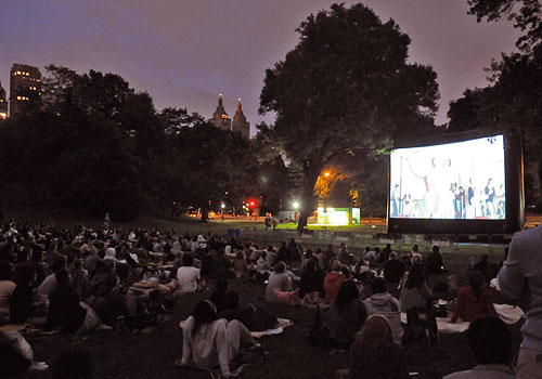 Barefoot at the Central Park Film Festival 