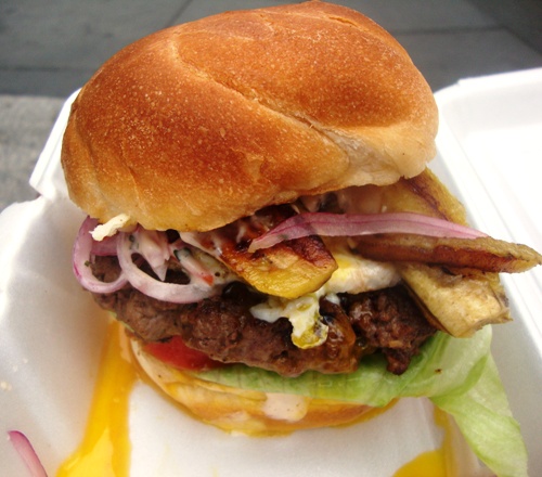 Poor Man's Burger From Morocho Truck 