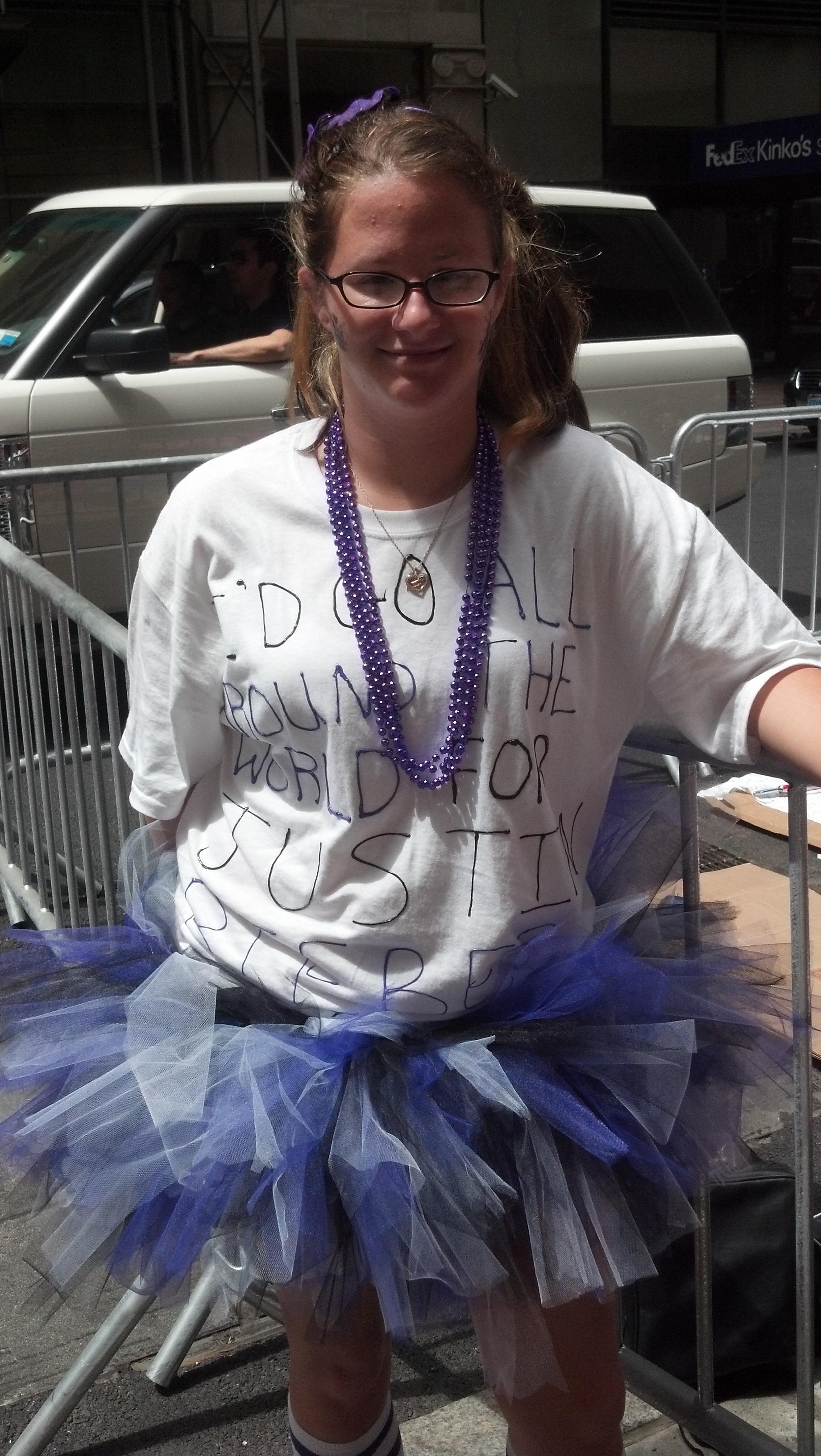 Justin Bieber Fan Rockefeller Center 
