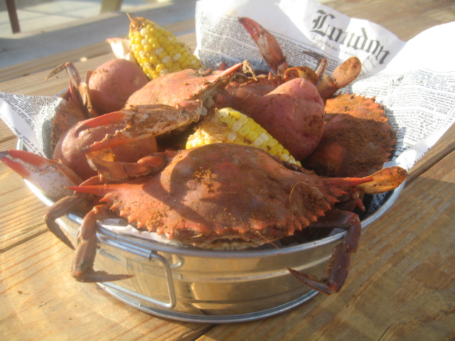 Steamed crabs 