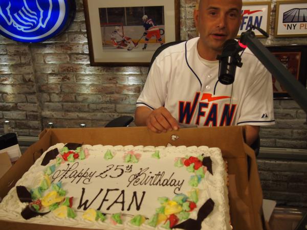 WFAN Anniversary cake 