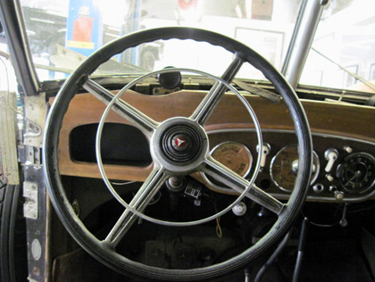Steering Wheel Of 1942 Mercedes 