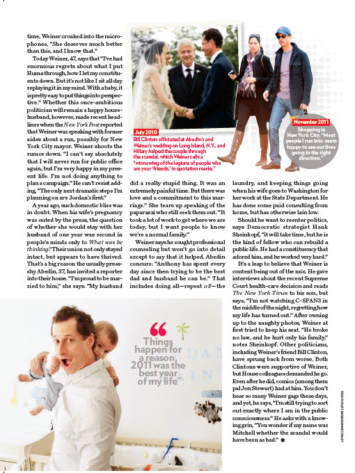 Anthony Weiner Interviewed In People Magazine 