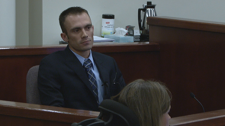 Andrew O'Brien testifies against his mother in court 