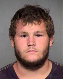 Leslie Allen Merritt, the suspect in a series of Phoenix freeway shootings, is seen in this photo provided by the Maricopa County Sheriff's Office Sept. 19, 2015. 