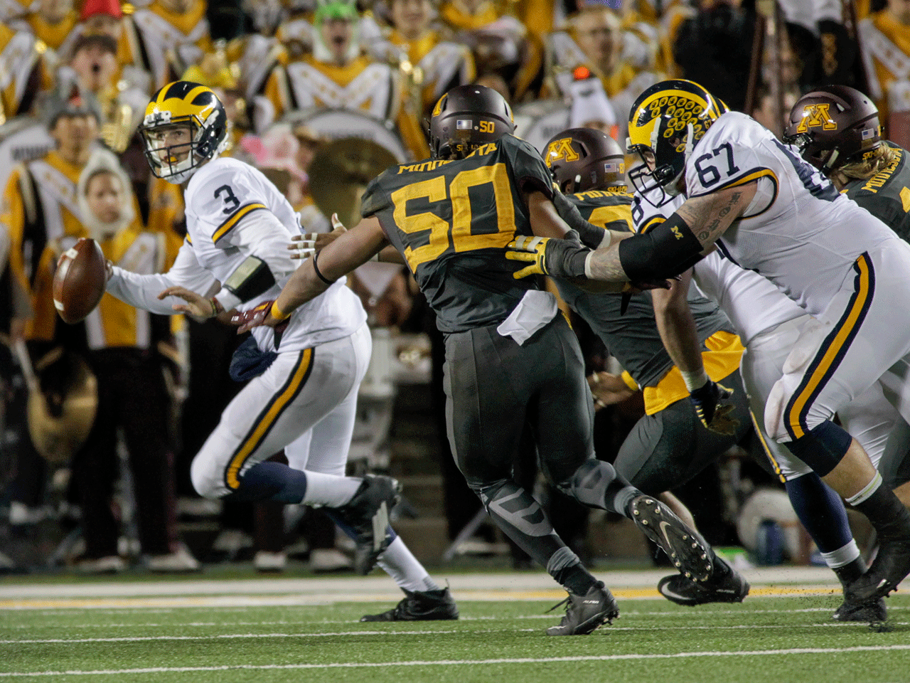 ​Michigan quarterback Wilton Speight 