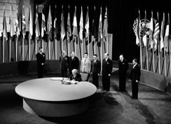The San Francisco Conference, 25 April - 26 June 1945: Syria Signs the United Nations Charter 