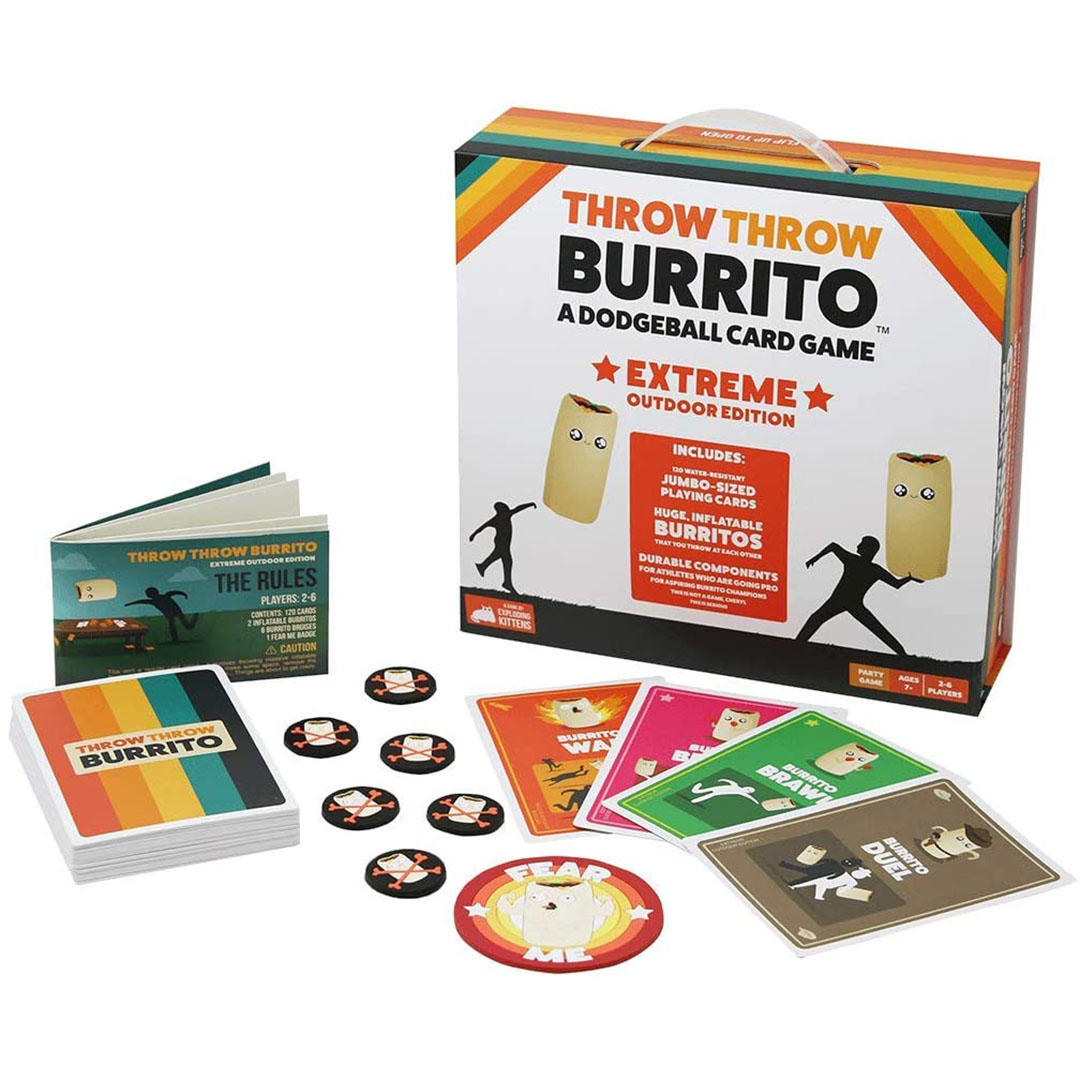 Exploding Kittens - Throw Throw Burrito Dodgeball Card Game - Hub