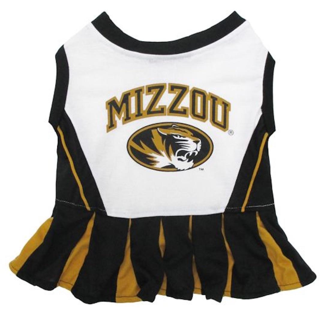 Pets First Missouri Tigers Pet Cheerleader Dress 