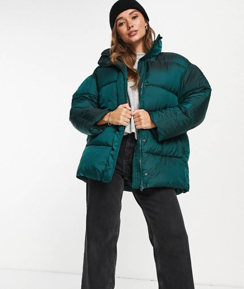 ASOS Design luxe oversized puffer jacket 
