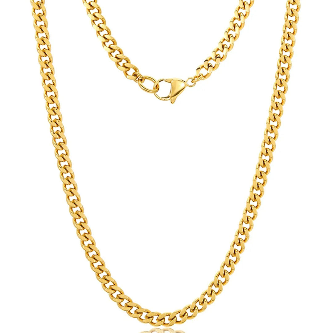 gold vermeil Cuban Link chain 