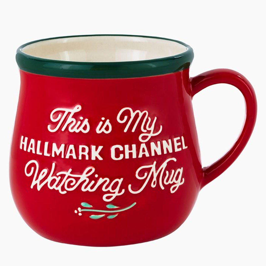 Hallmark Channel watching mug 