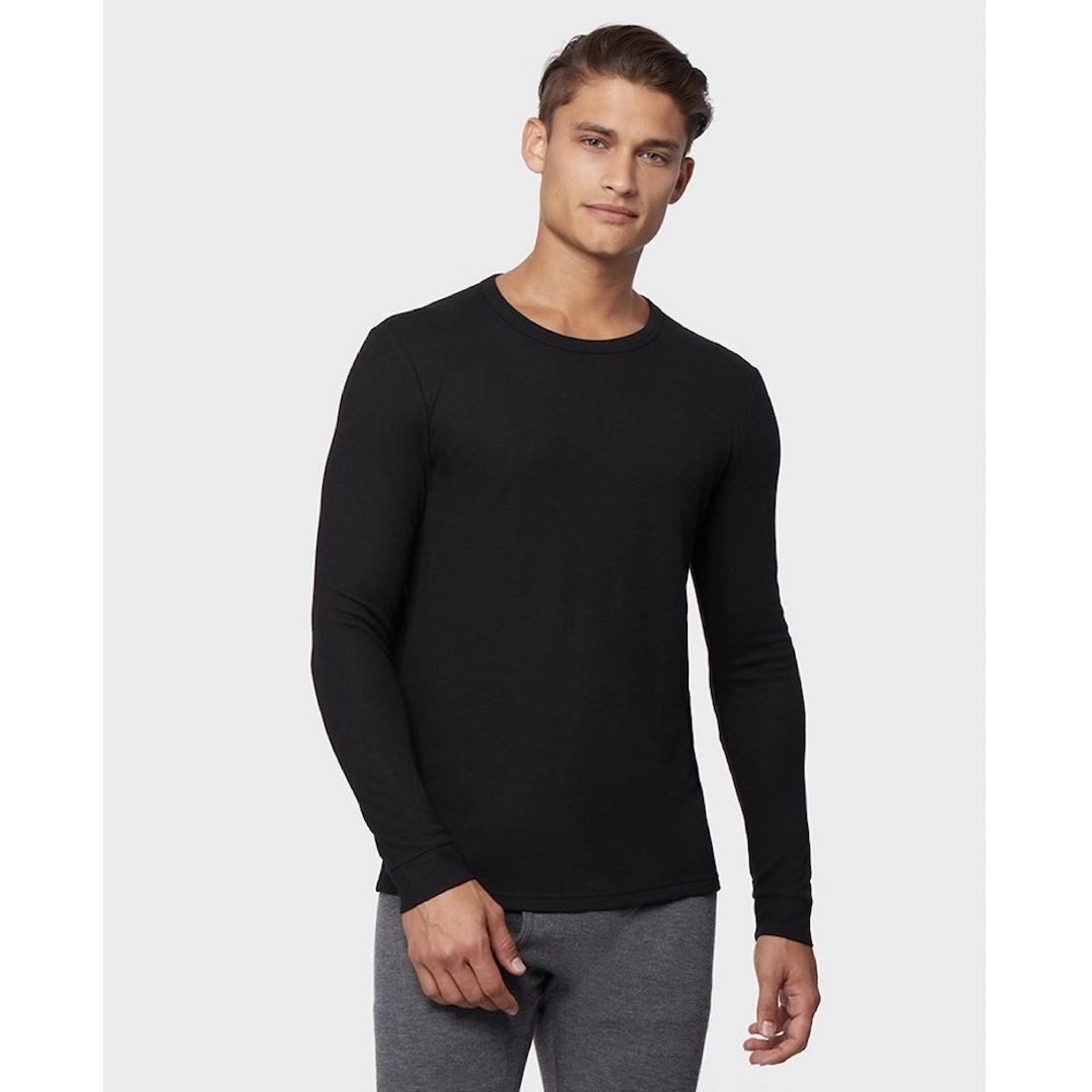 32 Degrees midweight waffle base layer crew top 