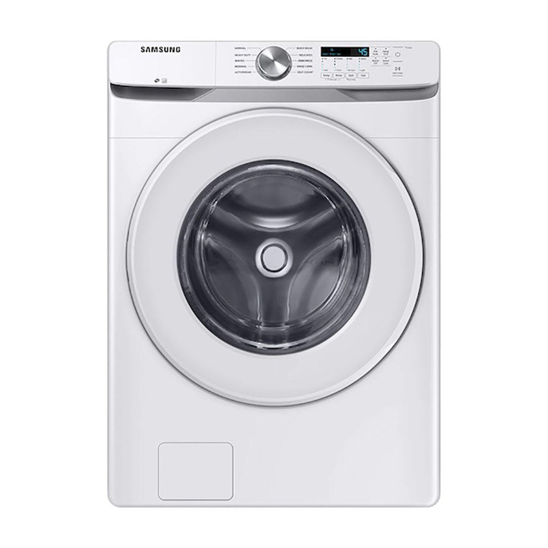 4.5 cu.  ft.  Front Load Washer with Vibration Reduction Technology + in White 