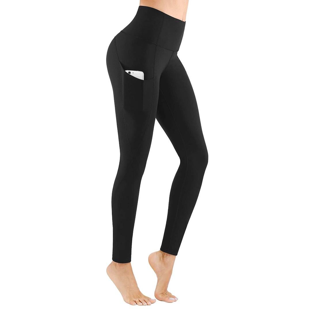 PHISOCKAT High Waist Yoga Pants with Pockets