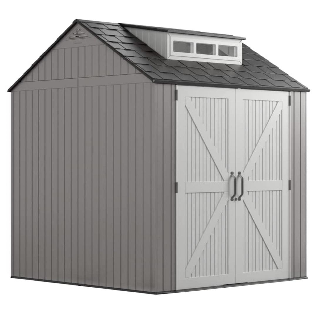 Rubbermaid Resin Weather Resistant Outdoor Storage Shed 