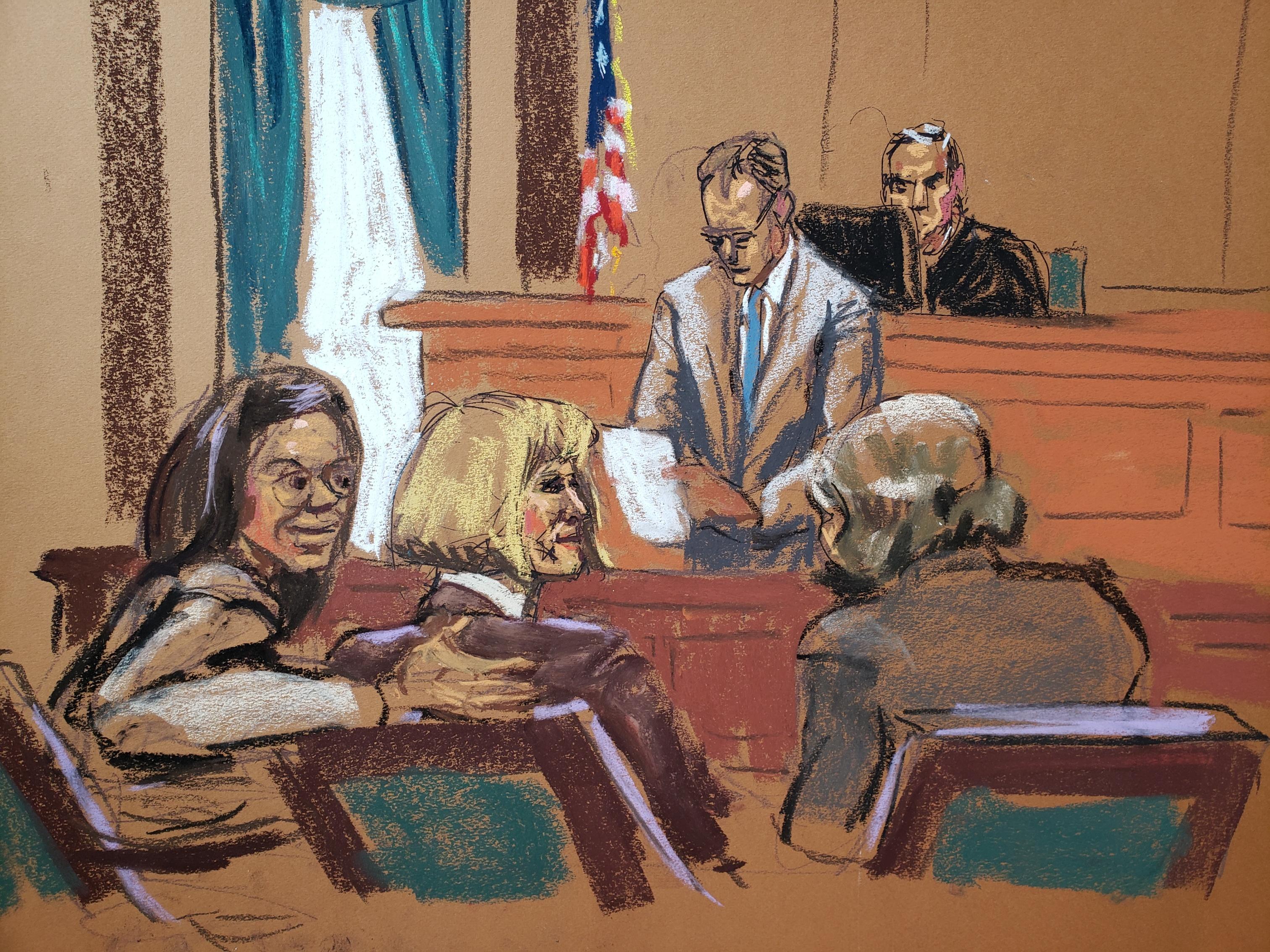 E. Jean Carroll court sketch