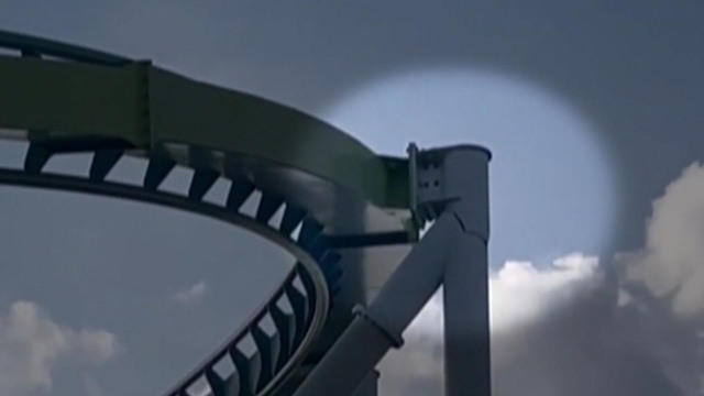 Roller coaster riders in Crandon, Wis., were stuck upside down for