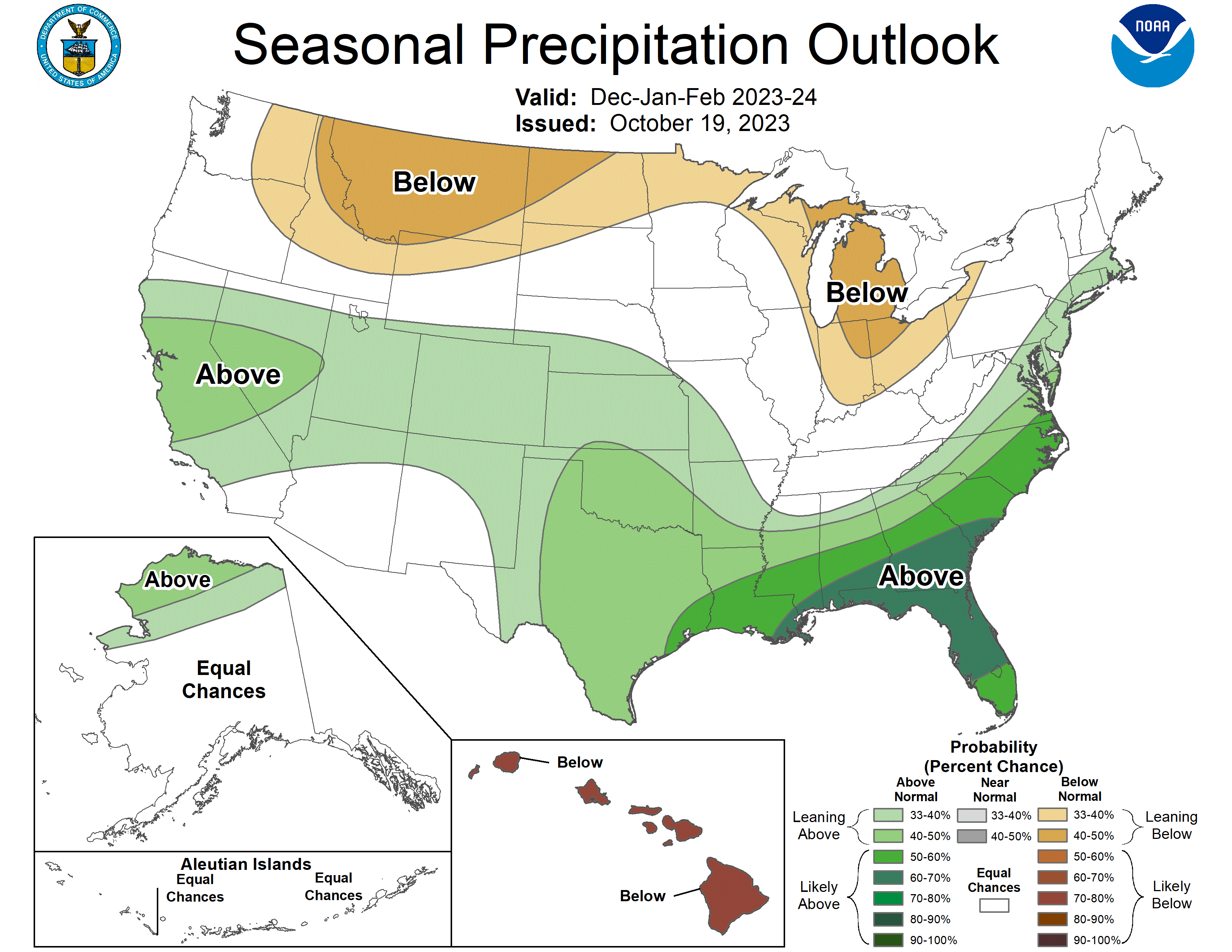 U.S. Winter Outlook: Warmer, drier South with ongoing La Nina