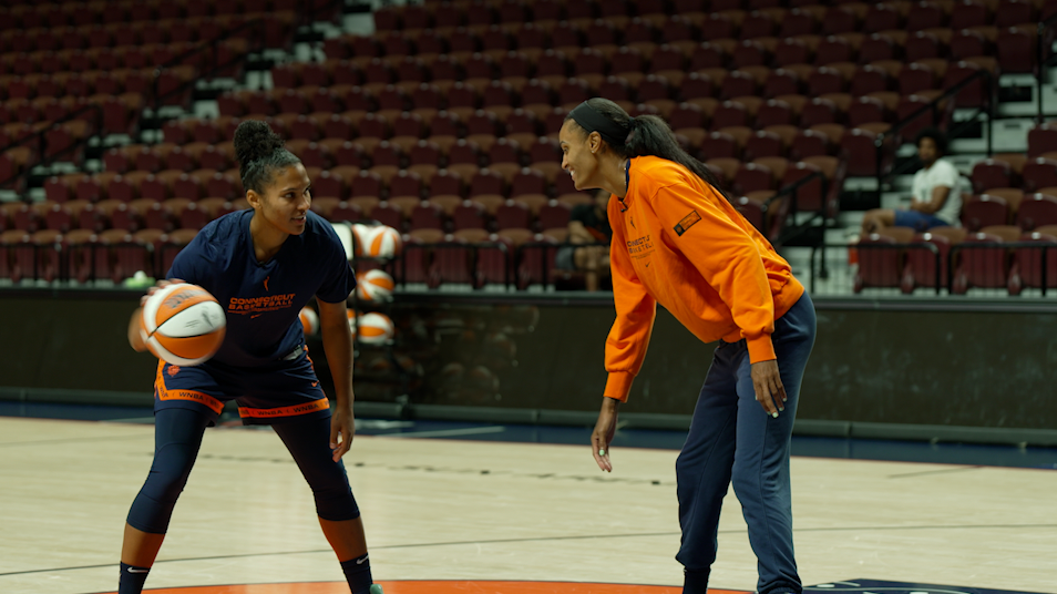 They're WNBA teammates and fiancées. This is their love story.