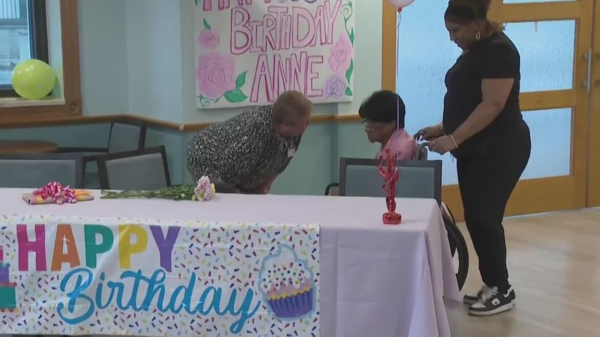 Pittsburgh woman celebrates 107th birthday with party at local nursing home