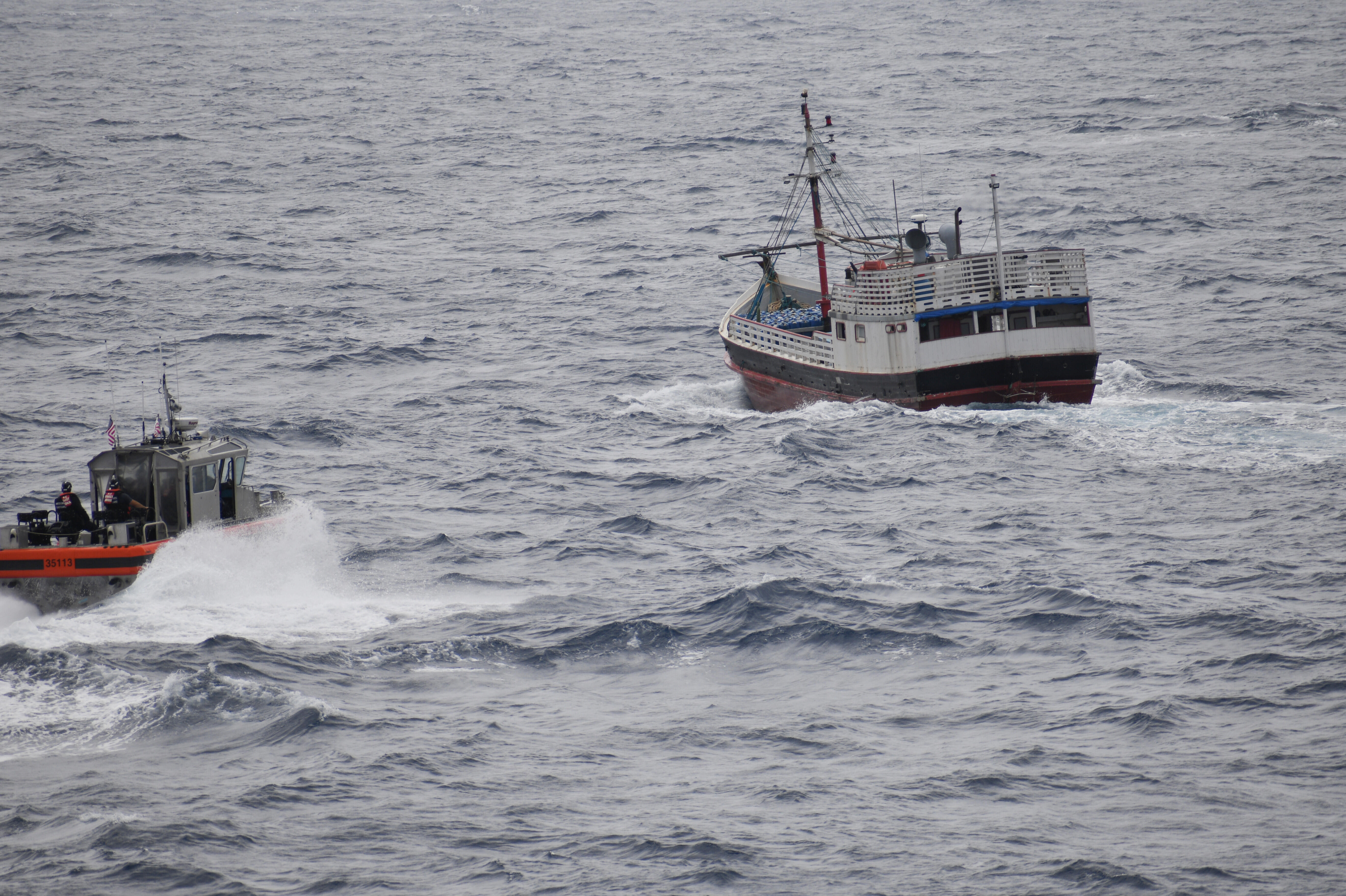 Coast Guard Cutter Calhoun seizes over $74 million in cocaine interdicted in Atlantic Ocean