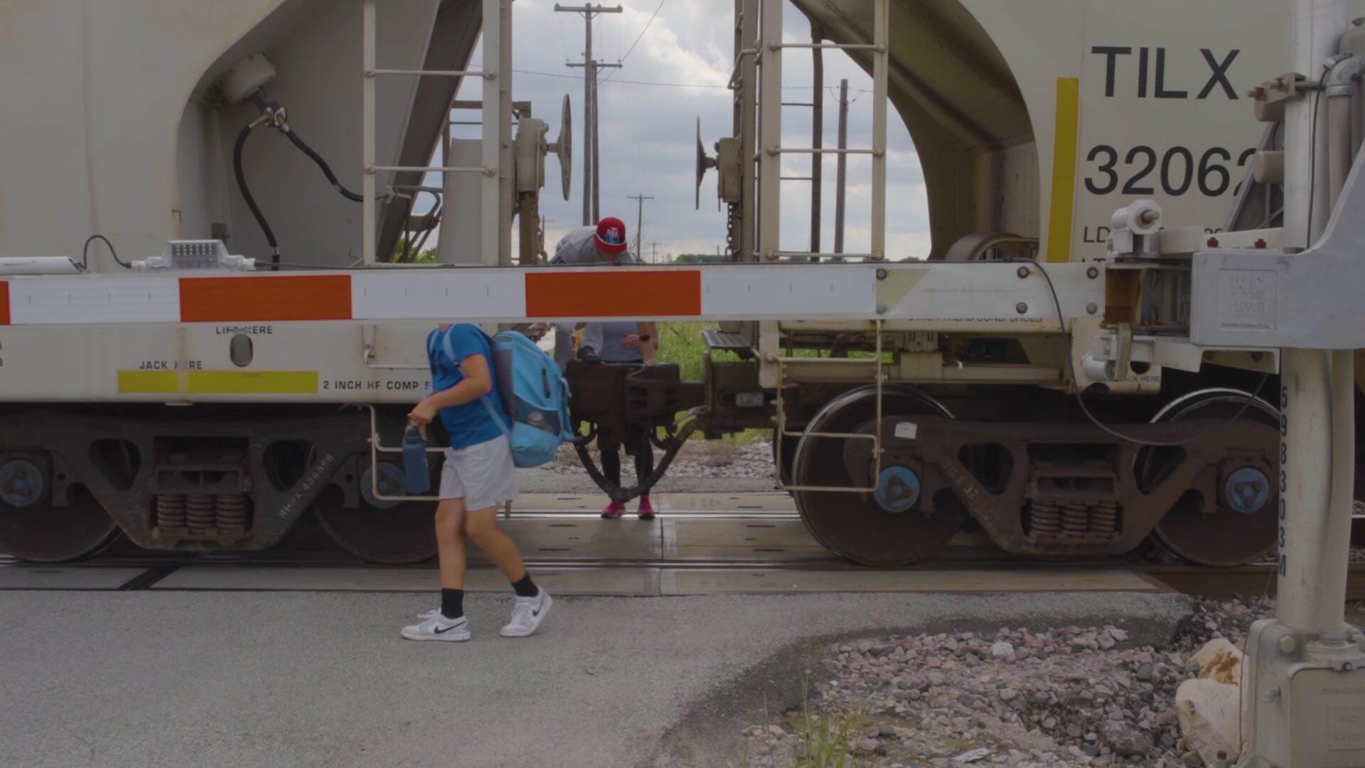 ​In May, a train lost power and blocked the only way in or out of the Vista Ranch neighborhood for four hours. Parents were photographed helping their children climb over stalled train cars to get to baseball practice. 