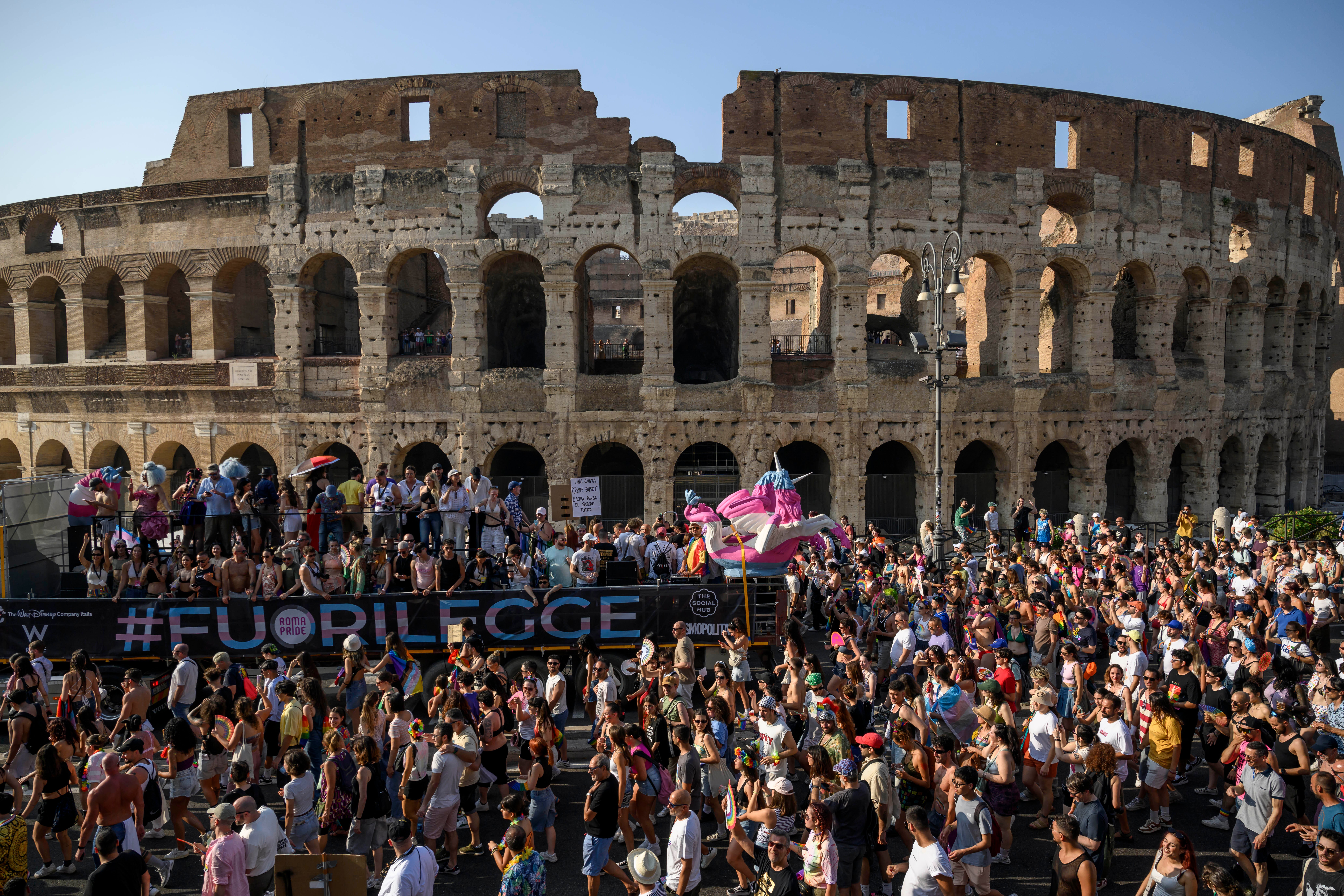 Rome Pride Parade 2025 